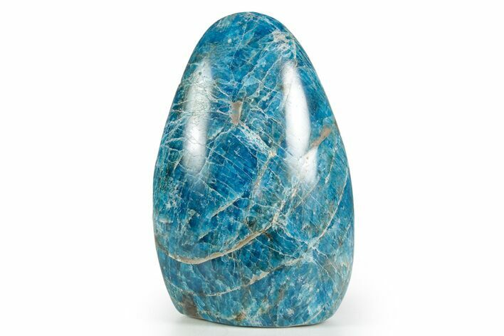 Free-Standing, Polished Blue Apatite - Madagascar #361988